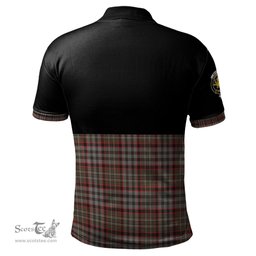 Scottish Nicolson Hunting Weathered Clan Half Of Tartan Crest Tartan Polo Shirt Scottish Plaid Tartan Plaid - ScotsTee - scotstee.com