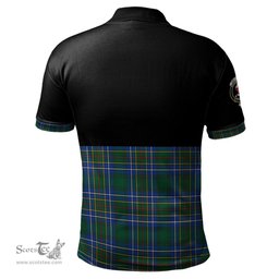 Scottish Cockburn Ancient Clan Half Of Tartan Crest Tartan Polo Shirt Scottish Plaid Tartan Plaid - ScotsTee - scotstee.com
