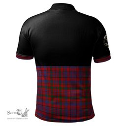 Scottish Murray of Tullibardine Clan Half Of Tartan Crest Tartan Polo Shirt Scottish Plaid Tartan Plaid - ScotsTee - scotstee.com