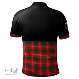 Scottish Chisholm Modern Clan Half Of Tartan Crest Tartan Polo Shirt Scottish Plaid Tartan Plaid - ScotsTee - scotstee.com