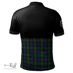 Scottish Murray of Atholl Clan Half Of Tartan Crest Tartan Polo Shirt Scottish Plaid Tartan Plaid - ScotsTee - scotstee.com