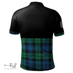 Scottish Black Watch Ancient Clan Half Of Tartan Crest Tartan Polo Shirt Scottish Plaid Tartan Plaid - ScotsTee - scotstee.com