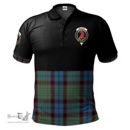 Scottish MacNicol Hunting Clan Half Of Tartan Crest Tartan Polo Shirt Scottish Plaid Tartan Plaid - ScotsTee - scotstee.com