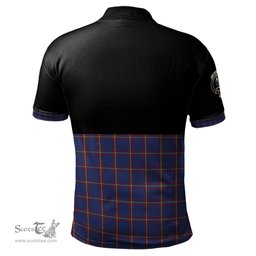 Scottish MacLaine of Lochbuie Clan Half Of Tartan Crest Tartan Polo Shirt Scottish Plaid Tartan Plaid - ScotsTee - scotstee.com