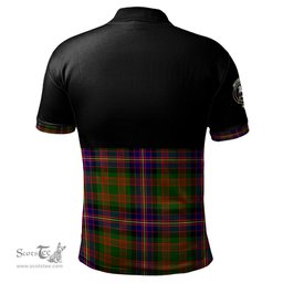 Scottish Cochrane Modern Clan Half Of Tartan Crest Tartan Polo Shirt Scottish Plaid Tartan Plaid - ScotsTee - scotstee.com