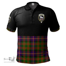 Scottish Cochrane Modern Clan Half Of Tartan Crest Tartan Polo Shirt Scottish Plaid Tartan Plaid - ScotsTee - scotstee.com