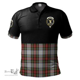 Scottish Stewart Dress Clan Half Of Tartan Crest Tartan Polo Shirt Scottish Plaid Tartan Plaid - ScotsTee - scotstee.com
