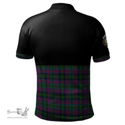 Scottish MacLachlan Hunting Clan Half Of Tartan Crest Tartan Polo Shirt Scottish Plaid Tartan Plaid - ScotsTee - scotstee.com