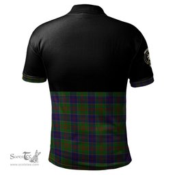Scottish Stewart of Appin Hunting Clan Half Of Tartan Crest Tartan Polo Shirt Scottish Plaid Tartan Plaid - ScotsTee - scotstee.com
