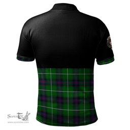 Scottish MacDonald of The Isles Clan Half Of Tartan Crest Tartan Polo Shirt Scottish Plaid Tartan Plaid - ScotsTee - scotstee.com