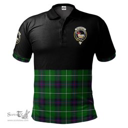 Scottish MacDonald of The Isles Clan Half Of Tartan Crest Tartan Polo Shirt Scottish Plaid Tartan Plaid - ScotsTee - scotstee.com