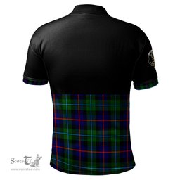 Scottish Calder Modern Clan Half Of Tartan Crest Tartan Polo Shirt Scottish Plaid Tartan Plaid - ScotsTee - scotstee.com