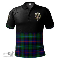 Scottish Calder Modern Clan Half Of Tartan Crest Tartan Polo Shirt Scottish Plaid Tartan Plaid - ScotsTee - scotstee.com