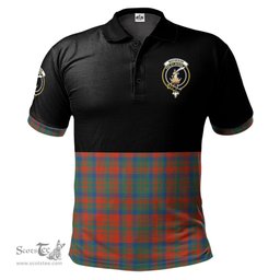 Scottish Matheson Ancient Clan Half Of Tartan Crest Tartan Polo Shirt Scottish Plaid Tartan Plaid - ScotsTee - scotstee.com