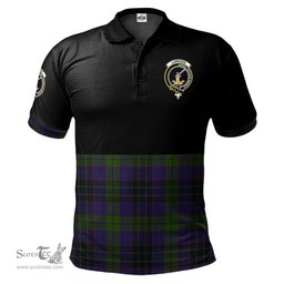 Scottish Lumsden Hunting Clan Half Of Tartan Crest Tartan Polo Shirt Scottish Plaid Tartan Plaid - ScotsTee - scotstee.com