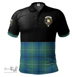 Scottish Oliphant Ancient Clan Half Of Tartan Crest Tartan Polo Shirt Scottish Plaid Tartan Plaid - ScotsTee - scotstee.com