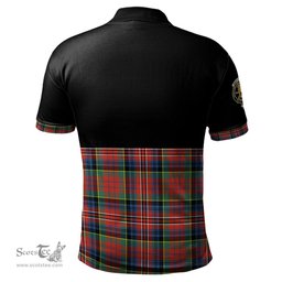 Scottish MacPherson Ancient Clan Half Of Tartan Crest Tartan Polo Shirt Scottish Plaid Tartan Plaid - ScotsTee - scotstee.com