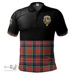 Scottish MacPherson Ancient Clan Half Of Tartan Crest Tartan Polo Shirt Scottish Plaid Tartan Plaid - ScotsTee - scotstee.com
