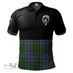 Scottish MacMillan Hunting Clan Half Of Tartan Crest Tartan Polo Shirt Scottish Plaid Tartan Plaid - ScotsTee - scotstee.com