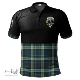 Scottish MacInnes Dress Clan Half Of Tartan Crest Tartan Polo Shirt Scottish Plaid Tartan Plaid - ScotsTee - scotstee.com