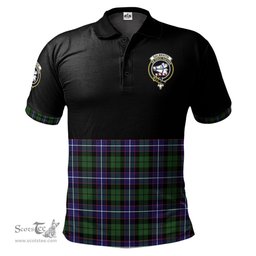Scottish Galbraith Modern Clan Half Of Tartan Crest Tartan Polo Shirt Scottish Plaid Tartan Plaid - ScotsTee - scotstee.com