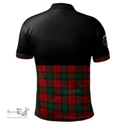 Scottish Stewart of Atholl Clan Half Of Tartan Crest Tartan Polo Shirt Scottish Plaid Tartan Plaid - ScotsTee - scotstee.com