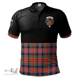 Scottish MacDuff Ancient Clan Half Of Tartan Crest Tartan Polo Shirt Scottish Plaid Tartan Plaid - ScotsTee - scotstee.com