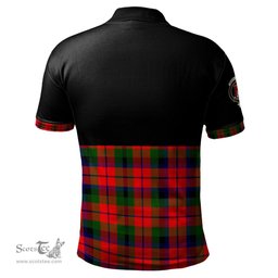 Scottish MacNaughton Modern Clan Half Of Tartan Crest Tartan Polo Shirt Scottish Plaid Tartan Plaid - ScotsTee - scotstee.com