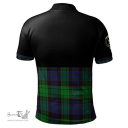 Scottish Stewart Old Modern Clan Half Of Tartan Crest Tartan Polo Shirt Scottish Plaid Tartan Plaid - ScotsTee - scotstee.com