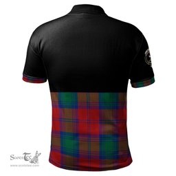Scottish Byres (Byses) Clan Half Of Tartan Crest Tartan Polo Shirt Scottish Plaid Tartan Plaid - ScotsTee - scotstee.com