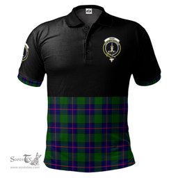 Scottish Shaw Modern Clan Half Of Tartan Crest Tartan Polo Shirt Scottish Plaid Tartan Plaid - ScotsTee - scotstee.com