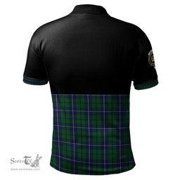 Scottish Douglas Green Clan Half Of Tartan Crest Tartan Polo Shirt Scottish Plaid Tartan Plaid - ScotsTee - scotstee.com