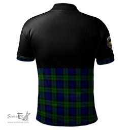 Scottish Campbell Modern Clan Half Of Tartan Crest Tartan Polo Shirt Scottish Plaid Tartan Plaid - ScotsTee - scotstee.com