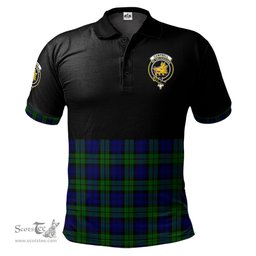 Scottish Campbell Modern Clan Half Of Tartan Crest Tartan Polo Shirt Scottish Plaid Tartan Plaid - ScotsTee - scotstee.com