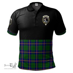 Scottish Carmichael Modern Clan Half Of Tartan Crest Tartan Polo Shirt Scottish Plaid Tartan Plaid - ScotsTee - scotstee.com