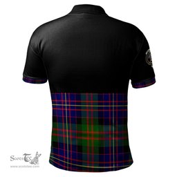 Scottish Chalmers Modern Clan Half Of Tartan Crest Tartan Polo Shirt Scottish Plaid Tartan Plaid - ScotsTee - scotstee.com