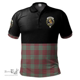 Scottish MacGregor Hunting Ancient Clan Half Of Tartan Crest Tartan Polo Shirt Scottish Plaid Tartan Plaid - ScotsTee - scotstee.com