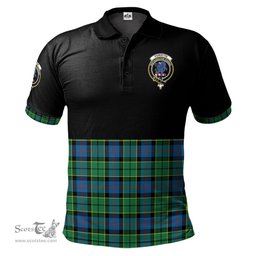 Scottish Forsyth Ancient Clan Half Of Tartan Crest Tartan Polo Shirt Scottish Plaid Tartan Plaid - ScotsTee - scotstee.com