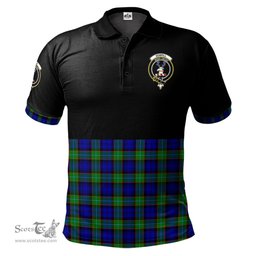 Scottish Sempill Modern Clan Half Of Tartan Crest Tartan Polo Shirt Scottish Plaid Tartan Plaid - ScotsTee - scotstee.com
