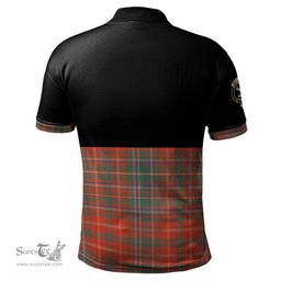 Scottish MacDougall Ancient Clan Half Of Tartan Crest Tartan Polo Shirt Scottish Plaid Tartan Plaid - ScotsTee - scotstee.com
