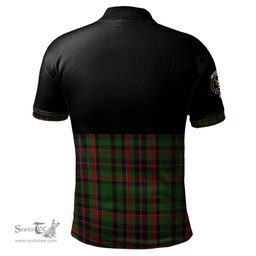 Scottish Cumming Hunting Clan Half Of Tartan Crest Tartan Polo Shirt Scottish Plaid Tartan Plaid - ScotsTee - scotstee.com