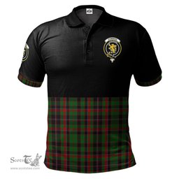 Scottish Cumming Hunting Clan Half Of Tartan Crest Tartan Polo Shirt Scottish Plaid Tartan Plaid - ScotsTee - scotstee.com