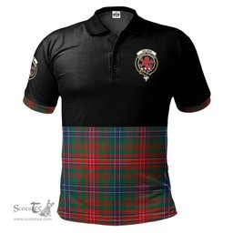 Scottish Wilson Modern Clan Half Of Tartan Crest Tartan Polo Shirt Scottish Plaid Tartan Plaid - ScotsTee - scotstee.com