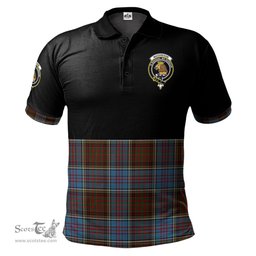 Scottish MacGregor Hastie Clan Half Of Tartan Crest Tartan Polo Shirt Scottish Plaid Tartan Plaid - ScotsTee - scotstee.com