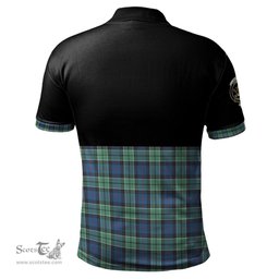 Scottish Leslie Hunting Ancient Clan Half Of Tartan Crest Tartan Polo Shirt Scottish Plaid Tartan Plaid - ScotsTee - scotstee.com