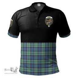 Scottish Leslie Hunting Ancient Clan Half Of Tartan Crest Tartan Polo Shirt Scottish Plaid Tartan Plaid - ScotsTee - scotstee.com