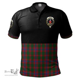 Scottish Logan Clan Half Of Tartan Crest Tartan Polo Shirt Scottish Plaid Tartan Plaid - ScotsTee - scotstee.com