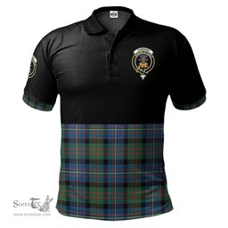 Scottish Cameron of Erracht Ancient Clan Half Of Tartan Crest Tartan Polo Shirt Scottish Plaid Tartan Plaid - ScotsTee - scotstee.com