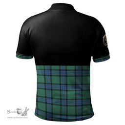 Scottish Sinclair Hunting Ancient Clan Half Of Tartan Crest Tartan Polo Shirt Scottish Plaid Tartan Plaid - ScotsTee - scotstee.com