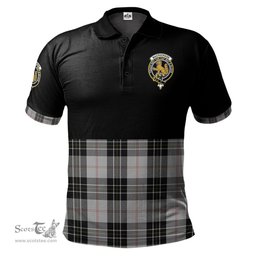 Scottish MacPherson Dress Clan Half Of Tartan Crest Tartan Polo Shirt Scottish Plaid Tartan Plaid - ScotsTee - scotstee.com
